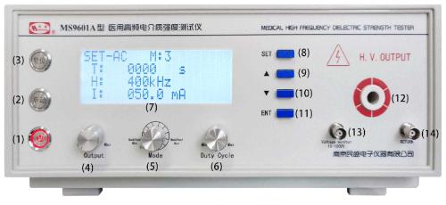 民盛 MS9601A 医用大奖娱乐唯一官网网站电介质强度测试仪